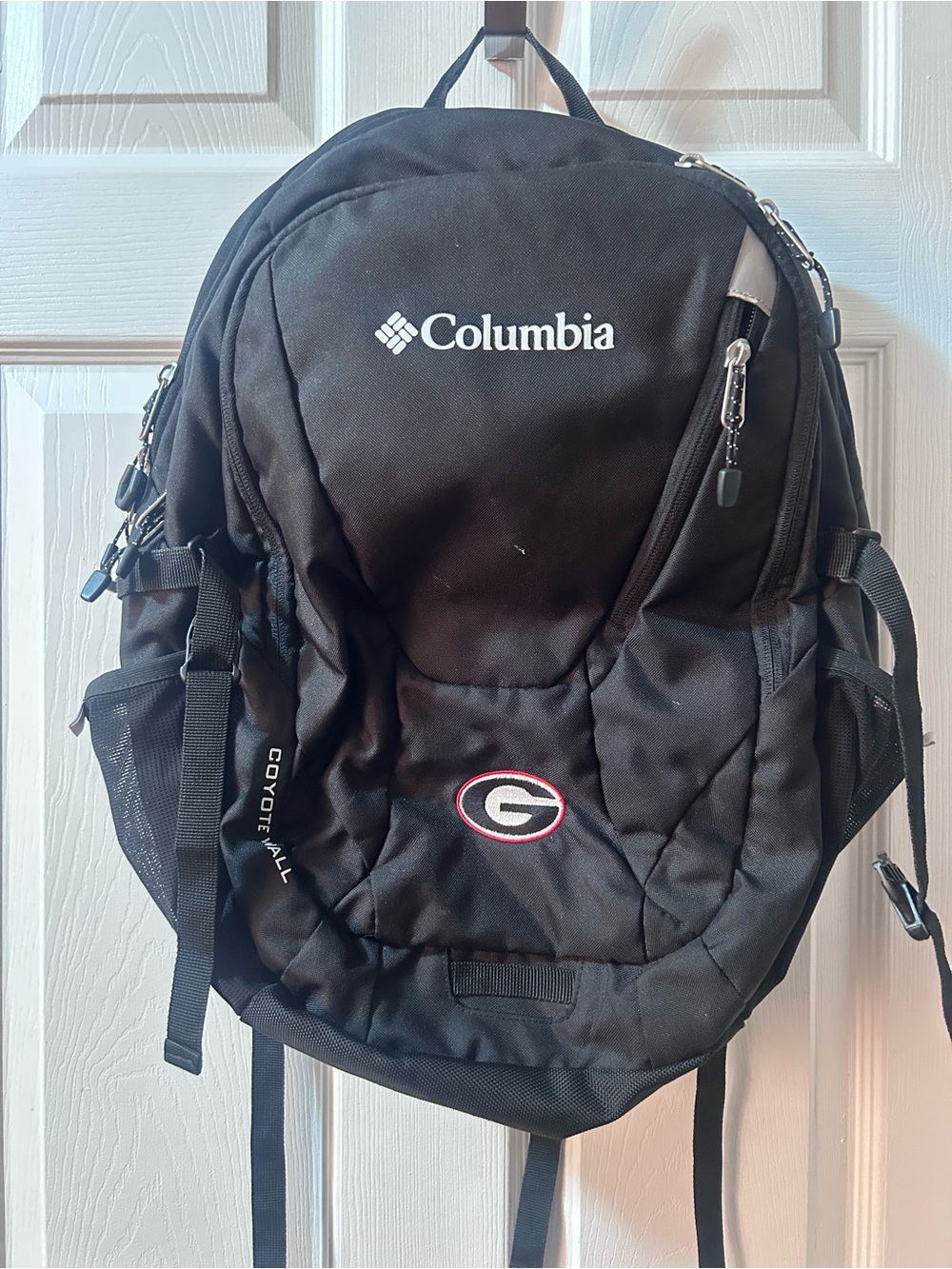 Columbia Black Backpack with Georgia G Logo